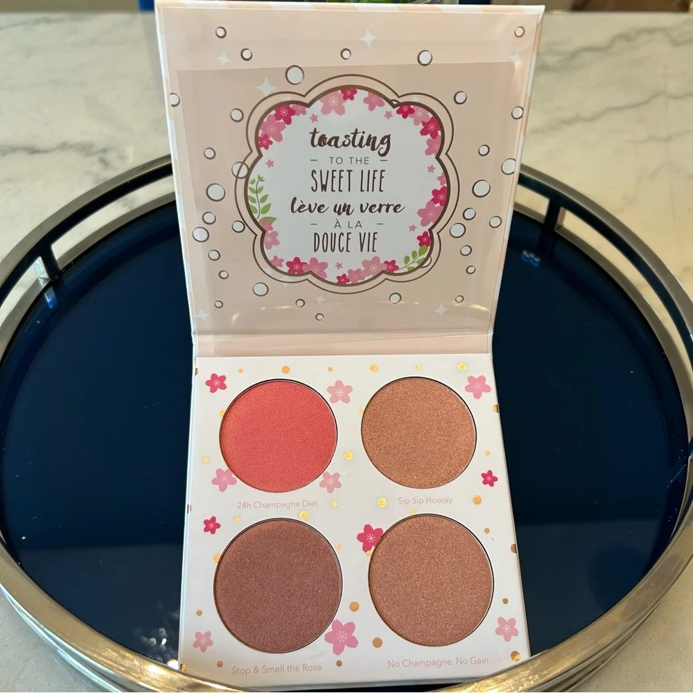 Beauty Bakerie Cotton Candy Champagne Blushlighter Palette 🆕